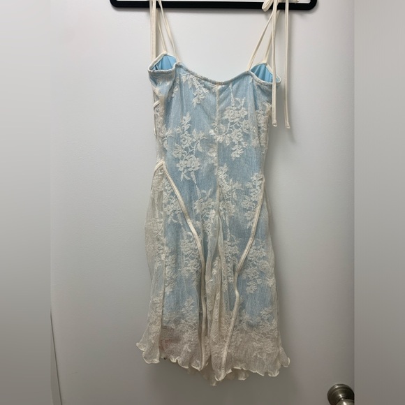 NWT Cider Floral Lace Mini Dress XXS - Picture 5 of 6